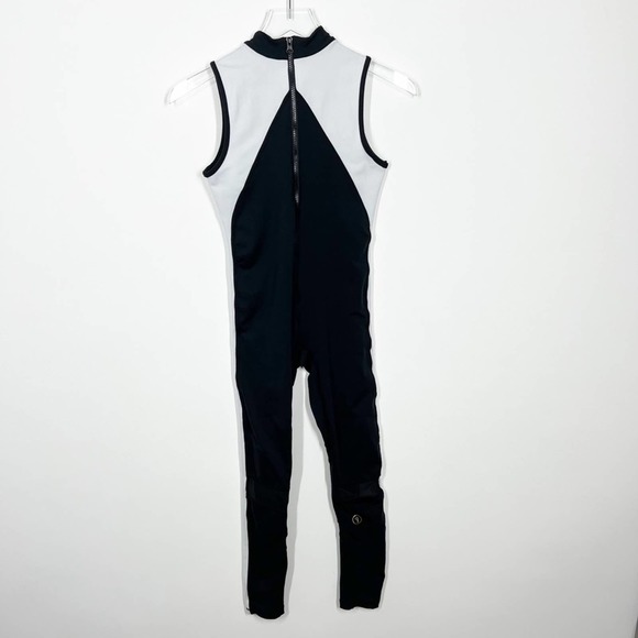 Shama Jade Equinox Athletic Jumpsuit Black and White Size Small Medium - Picture 8 of 11